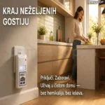 Elektromagnetni rasterivač bubašvaba i insekata – domet 50m²