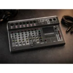 EQ-8 Audio Mikseta 8 Kanala — Bluetooth, USB, Phantom 48V - prednja strana