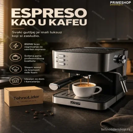espreso aparat za kafu DSP -KA3028 novo 850w