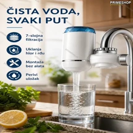 Filter Prečišćivač Vode za Kuhinjsku Česmu — 7-Slojna Keramička Filtracija