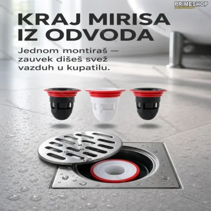 Filter protiv neprijatnih mirisa iz odvoda — univerzalni slivnik filter za kupatilo
