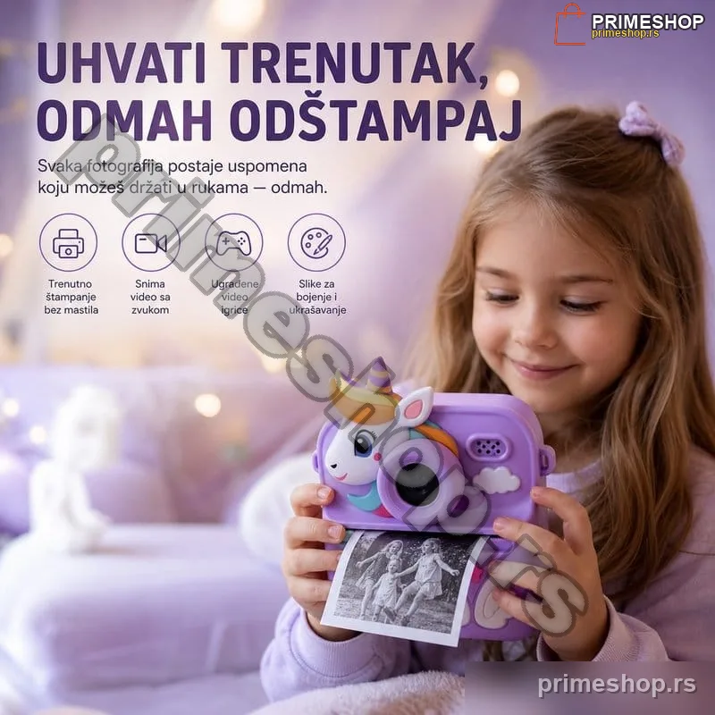 fotoaparat-za-decu-jednorog-sa-stampacem-slika-ljubicasti.jpg Fotoaparat za decu jednorog sa štampačem slika — ljubičasti