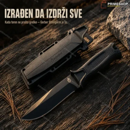 Gerber StrongArm crni taktički nož sa futrolom