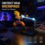 Goku LED figura lampa