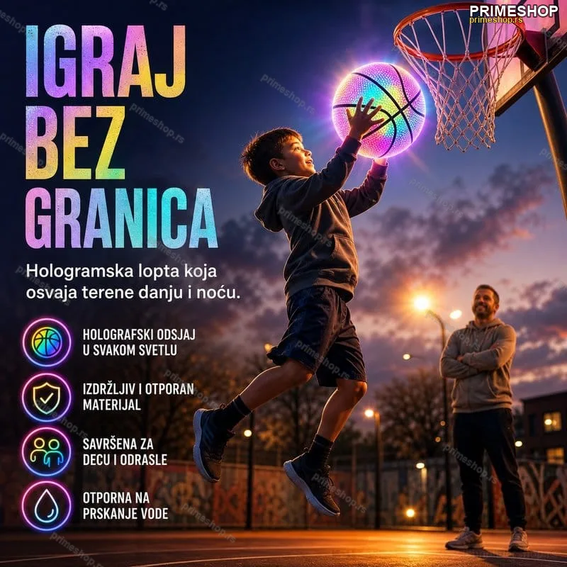 Hologramska košarkaška lopta Hologramska košarkaška lopta
