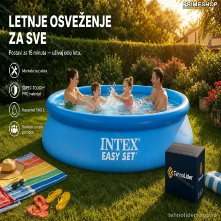 Intex Easy Set Bazen 244x61 cm – Porodični Bazen za Dvorište
