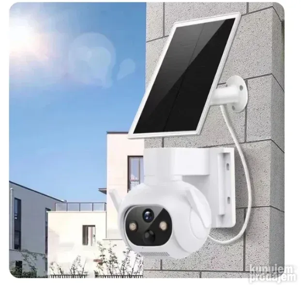 solarna PTZ kamera - prednja strana