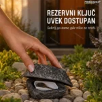 Kamen za skrivanje ključeva — lažni ukrasni kamen