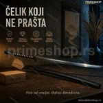 Katana Hladan Čelik 100 cm – Prava Samurajska Sablja sa Futrolom