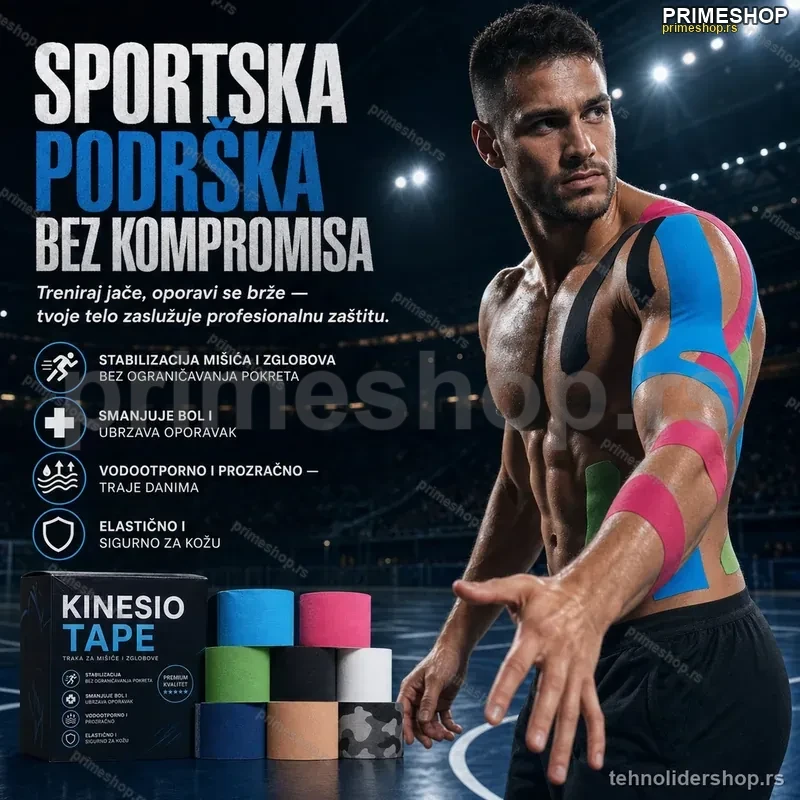 Kinesio Tape Trake za Mišiće i Zglobove – Sportska Podrška i Oporavak Kinesio Tape Trake za Mišiće i Zglobove – Sportska Podrška i Oporavak
