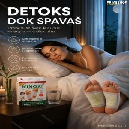 Kinoki Flasteri za Detoks Organizma – 30 Noći Prirodnog Čišćenja