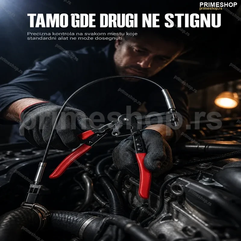 Klešta za Šelne sa Sajlom – Alat za Teško Dostupne Šelne Klešta za Šelne sa Sajlom – Alat za Teško Dostupne Šelne