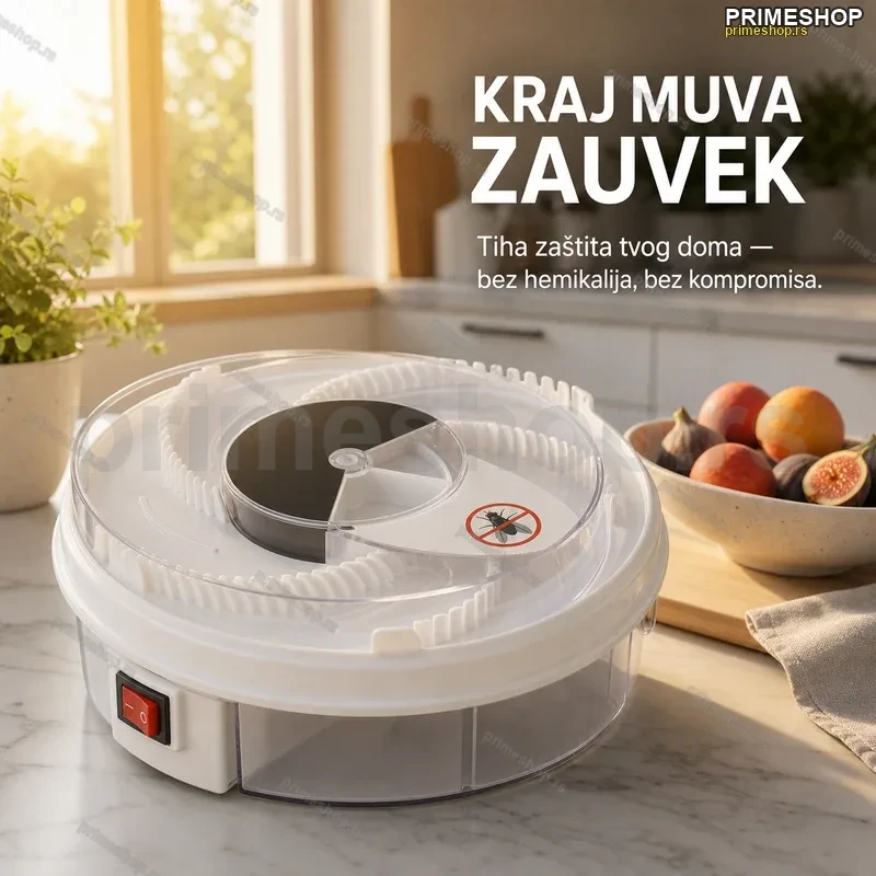 Klopka za muve električna — bez hemikalija Klopka za muve električna — bez hemikalija