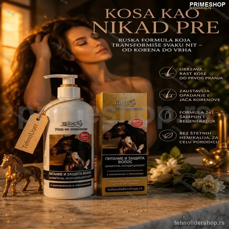 Konjski Šampon za Rast Kose – Originalna Ruska Formula Protiv Opadanja Konjski Šampon za Rast Kose – Originalna Ruska Formula Protiv Opadanja