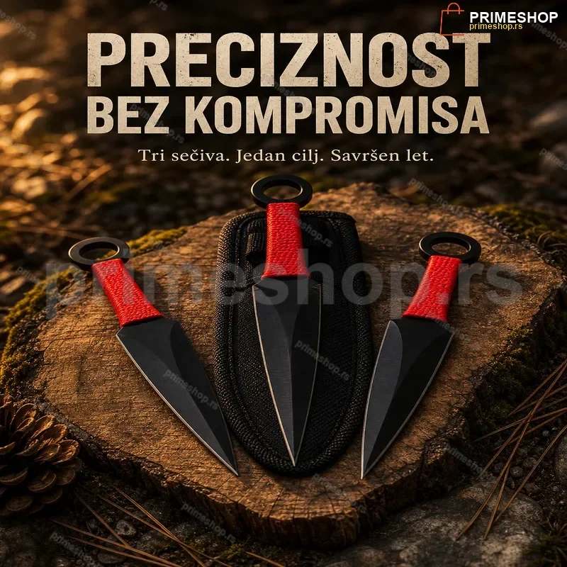 kunai-nozevi-za-bacanje-komplet-3-komada-s-futrolom-primeshop Kunai noževi za bacanje — komplet 3 komada s futrolom