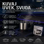 Kuvalo za Auto 12V od Nerđajućeg Čelika – Putno Kuvalo za Vozila