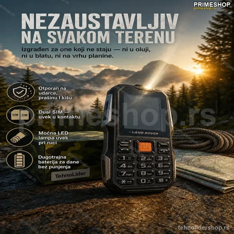 Land Rover telefon dual sim C2 Land Rover telefon dual sim C2