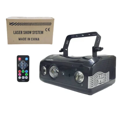Laser svetlosni efekat 3u1 DMX 60W — kalejdoskop i projektor