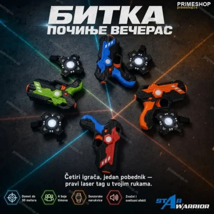 Laser tag za 4 igraca