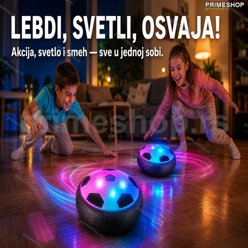 Lebdeća lopta sa LED svetlima i penastim branicima za decu Lebdeća lopta sa LED svetlima i penastim branicima za decu