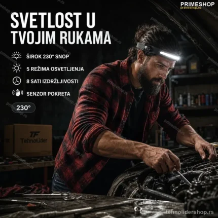 LED Lampa za Glavu sa Senzorom