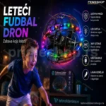 LED Leteći Fudbal Dron sa Zaštitnom Mrežom – Hover Dron za Decu