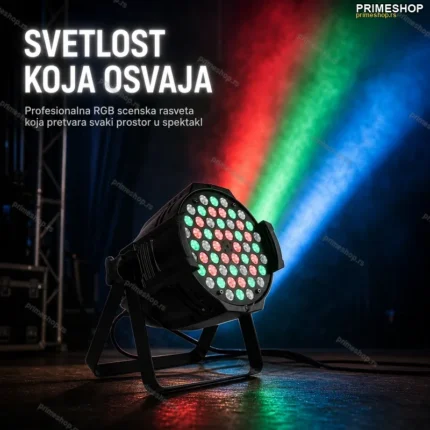 LED PAR Rasveta RGB 54x3W – Scenska i Ugostiteljska Svetlosna Oprema