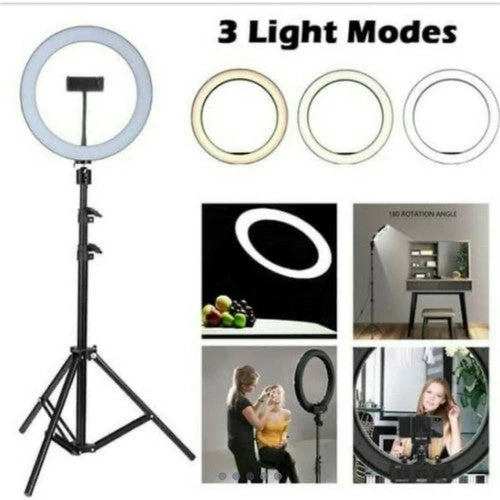 LED ring light 30cm sa stativom do 190cm ring light LED - prednja strana