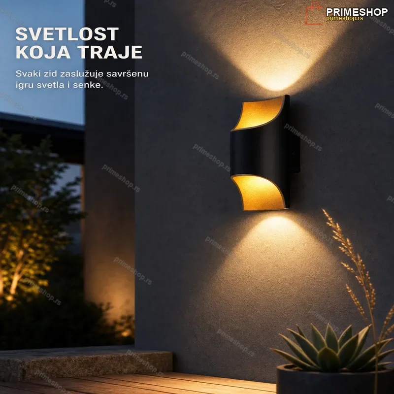 led-spoljna-zidna-lampa-ds-yc01-10w-crna-ip65-primeshop | TehnoliderShop
