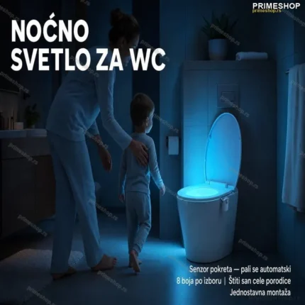Led svetlo za wc šolju