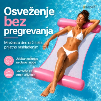 Ležaljka za vodu 130x70 cm – set 1+1 GRATIS