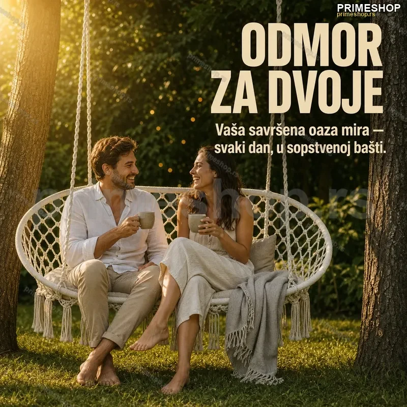 Ljuljačka gnezdo za dve osobe — nosivost do 250 kg Ljuljačka gnezdo za dve osobe — nosivost do 250 kg