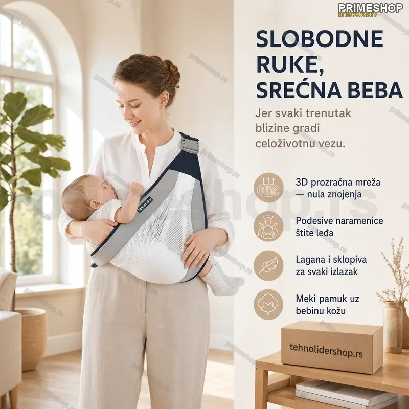 Marama za nošenje bebe Hug Mom Marama za nošenje bebe Hug Mom