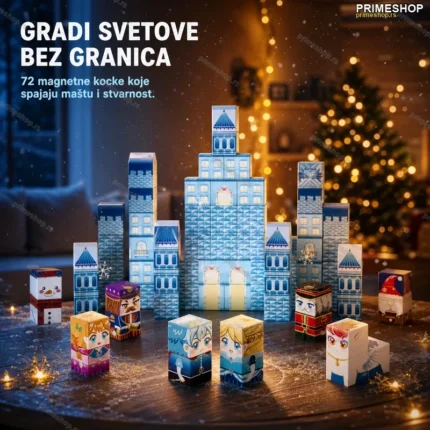 Minecraft magnetne magicne kocke 72 komada-FROZEN WORLD