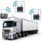 Monitor 7inci + dve wifi bezicne kamere za kamion, kombajn - u upotrebi