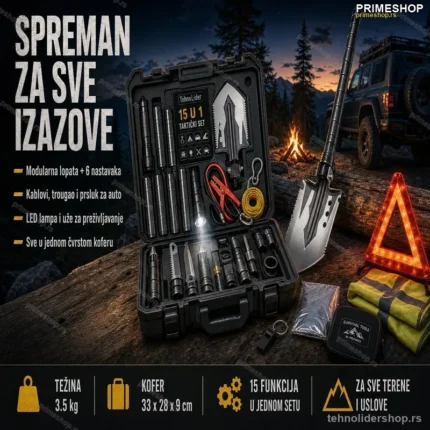 Multifunkcionalni Vojni Set 15 u 1