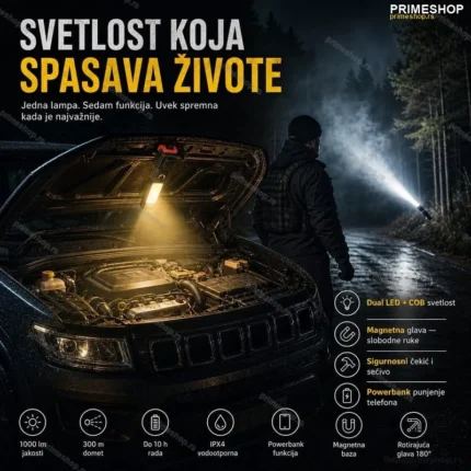 Najjača multifunkcionalna lampa na trzistu