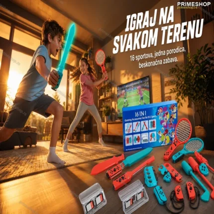 Nintendo Switch 16-u-1 Sportski Set – Komplet Dodataka za Sport