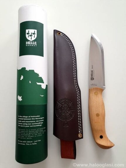 Nož za bushcraft 14C28N Scandi brušenje 285 mm