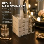 Organizer za nakit sa fiokama – kutija za odlaganje nakita