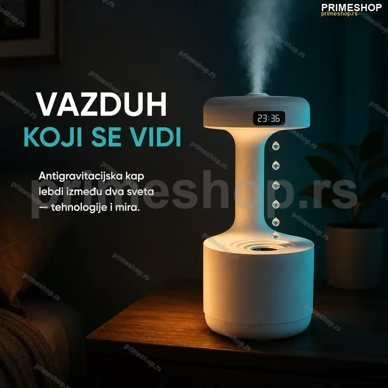 Ovlaživač vazduha sa antigravitacijskim efektom — aroma difuzer 800ml USB Ovlaživač vazduha sa antigravitacijskim efektom — aroma difuzer 800ml USB
