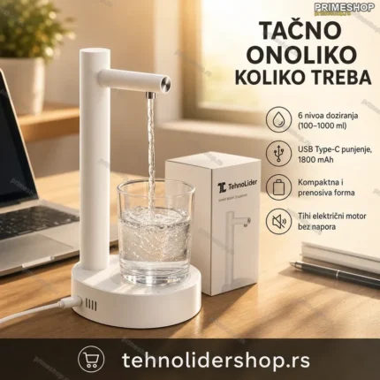 Pametna Električna Pumpa za Vodu sa Dozatorom — 6 Nivoa Doziranja