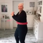 masažni obruč - prednja strana