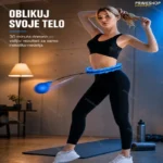 Pametni masažni obruč za vežbanje sa tegom