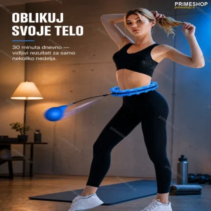Pametni masažni obruč za vežbanje sa tegom