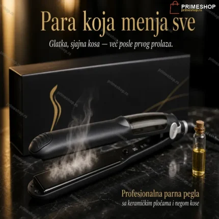 Pegla za kosu sa parom