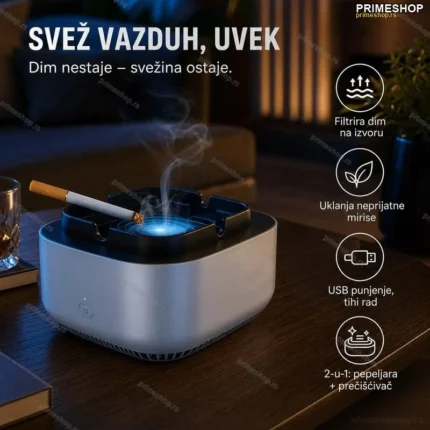 Pepeljara sa prečišćivačem vazduha - Piksla sa filterom