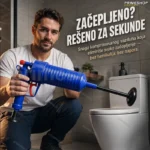 Pištolj za Čišćenje Odvoda – Pneumatski Čistač Začepljenih Cevi