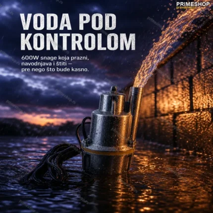 Potapajuća Pumpa 600W – Električna Pumpa za Vodu 1200L/h