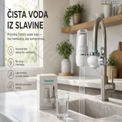 Prečišćivač Vode sa Keramičkim Filterom – Čista Voda iz Slavine
